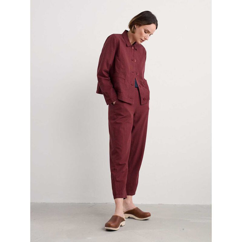 Seasalt Cornwall Vow Cave Trouser Forest Garden Dark Cinnamon image number 3